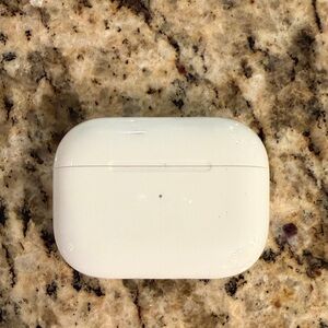 Apple White Earbuds Charging Case